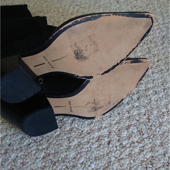 Dolce Vita suede over the knee boots in black size 37.5 - Picture 12 of 12